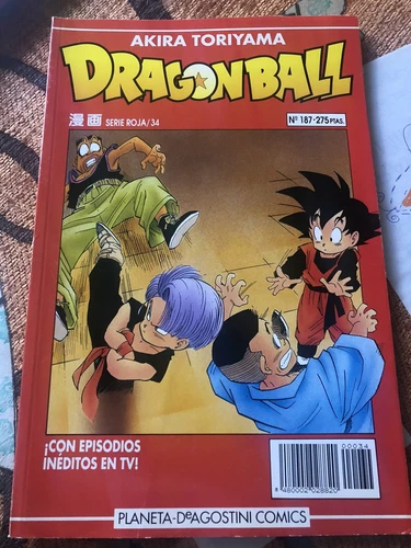 Comic Bola De Dragon Dragon Ball Serie Roja 34 N# 187 VG Condition Ver Fotos