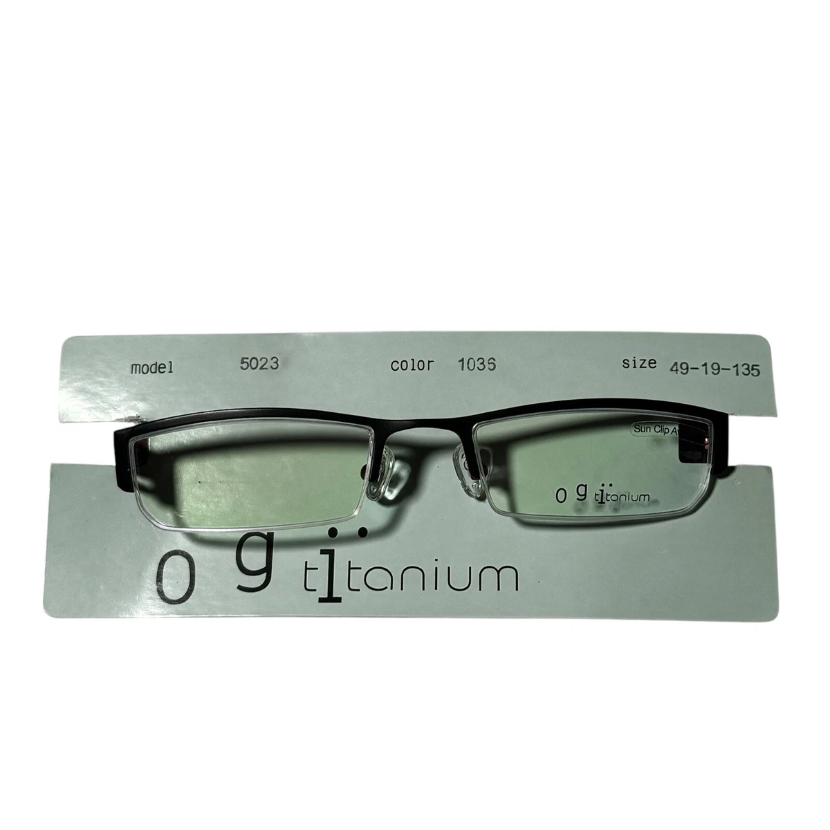 Ogi Titanium Eyeglasses Frames Germany Semi Rimless Designer 49-19-135‎ New OGI EYEGLASSES FRAMES 4021/1206 50-19-140 | Mercari main image 4