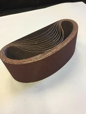 Sancap 3”x 21” Siaral XO 50 Grit Sanding Belts BOX OF 10 USA MADE