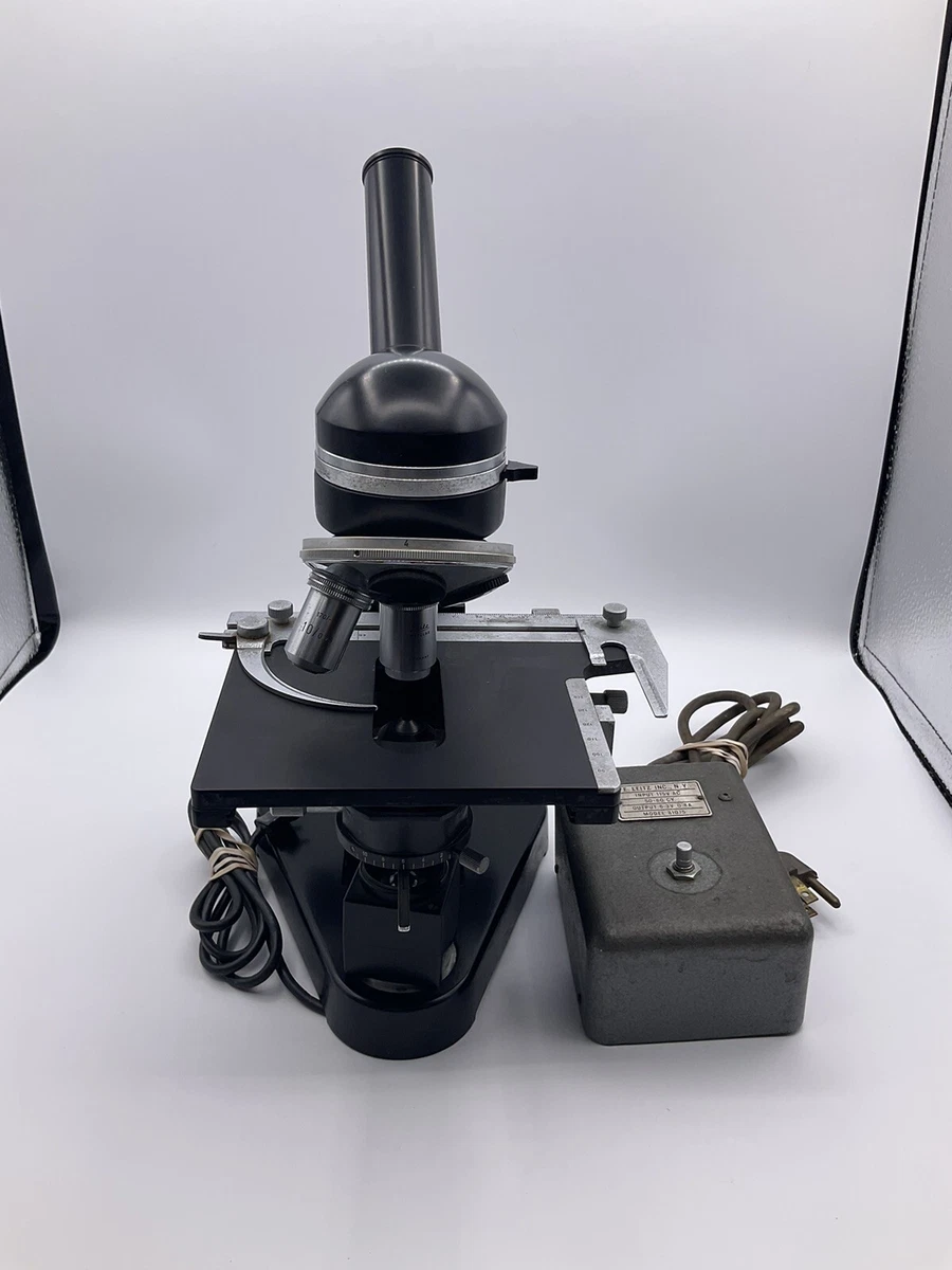 Soufflet Pour Microscope/appareil Photo E. Leitz Wetzlar Allemagne - F=13,5 Cm N°3528 - Vintage