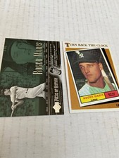 ROGER MARIS 1986 Topps #405 & 2002 Upper Deck Pieces History #40 Yankees (f)