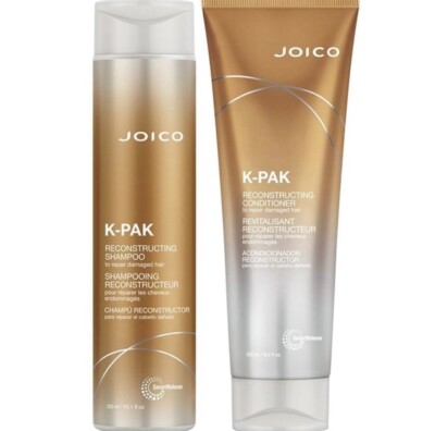 Joico K-Pak Reconstructing Shampoo 300ml & Conditioner 250ml Duo
