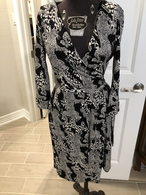 dvf wrap dress ebay