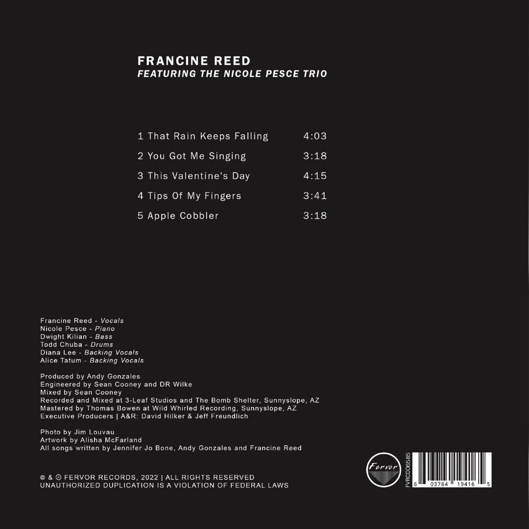 Francine Reed: The Incomparable / CD - 5 Brand New Songs Recorded in 2022! - Picture 2 of 2