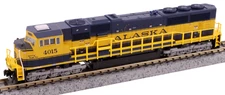 KATO 1766411 N SCALE SD70MAC ALASKA RR #4015 Spirit of North Pole 176-6411 DC