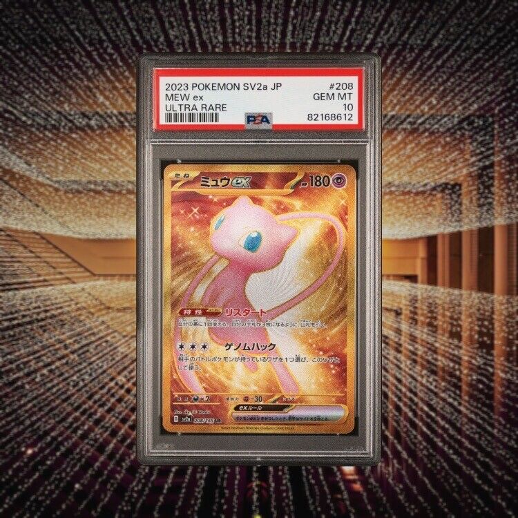 Mew ex PSA 10 Gold Pokemon Card 208 151 Japanese 2023 sv2a Mew ex PSA 10 Gold Pokemon Card 208 151 Japanese 2023 sv2a