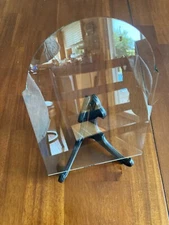 Vintage Waltham Korean Bracket Clock Glass, From Frame Opening, 6 7/8" x 9 9/16"