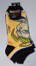 Dragon Ball Shoe Size 5-10 Assorted Low Cut Ankle Socks 5 Pack Official Licensed