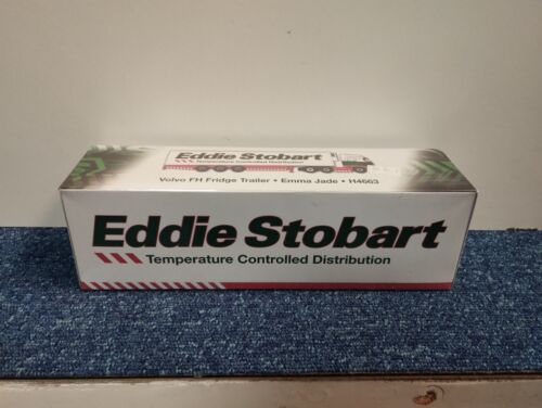 Atlas Editions EDDIE STOBART Lorry 'EMMA JADE' Volvo FH Fridge Trailer.