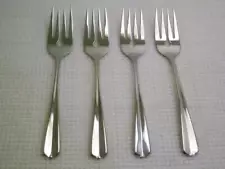 Oneida GALA /I MPULSE Set of 4 Salad Forks 6 1/4" USA Stainless Flatware