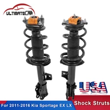 Pair Front Complete Struts Shocks & Springs Assembly For 2011-2016 Kia Sportage
