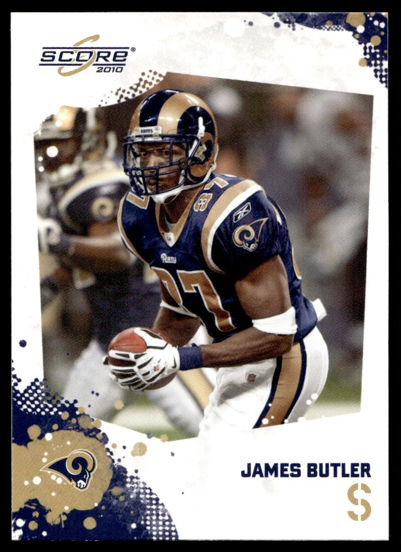 2010 Score James Butler St. Louis Rams #268