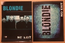 Debbie Deborah Harry BLONDIE Rare 1999 DOUBLE SIDED PROMO POSTER 4 Exit CD 18x24