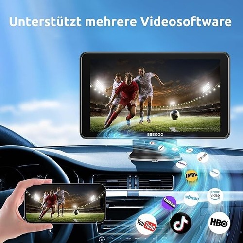 CarPlay & Android Auto, schermo per auto IPS da 7 pollici, supporto Siri, google - Foto 4 di 7