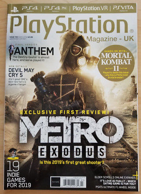 Playstation Official Magazine UK #159 (Mar 2019) Metro Exodus, Resident Evil 2