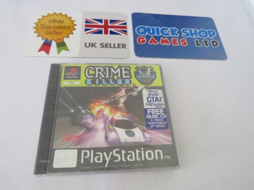 PS1 - Crime Killer + soundtrack cd  PAL SEALED NEW pal version  - Picture 1 of 8