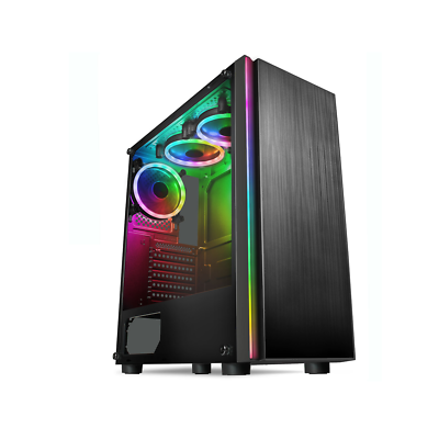 FCS Windows 11 Gaming PC Quad Core Intel CPU 8GB RAM 240GB SSD