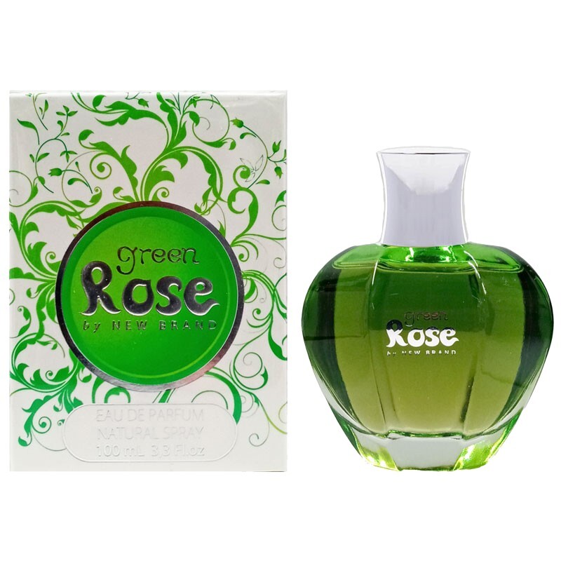 New Brand Green Rose eau de parfum profumo donna floreale edp 100ml