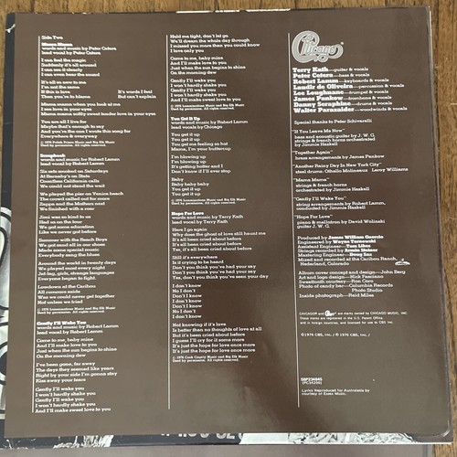 Chicago – Chicago X 1976 Aus Press Vinyl Gatefold LP SBP234845 EX/EX - Picture 10 of 13