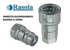 COPPIA INNESTI RAPIDI OLEODINAMICI RAPIDI ALTA PRESSIONE TRATTORE (FILETTO FEMM)