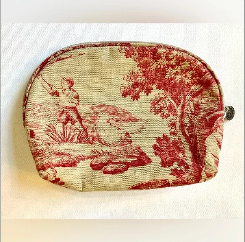 Bolso pequeño con cremallera PIERRE DEUX Vintage Paris Toile De Jouy estampado Foto 2 de 4