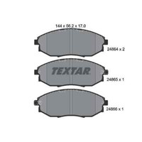 Textar Bremsbelagsatz, Scheibenbremse 2486401