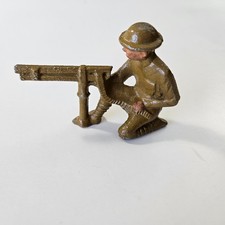 Variation Vintage Barclay Manoil Kneeling Machine Gunner
