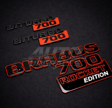 Brabus 700 Rocket Edition Badge Kit Biturbo Full Set Emblems Mercedes Benz