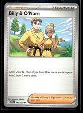 Billy & O'Nare 142/159 Common Journey Together Pokemon Lightly Played