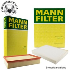 MANN Filter Luft + Innenraumfilter MERCEDES-BENZ