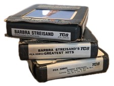 Barbra Streisand 8 Track Lot Of 3