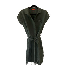 Green Tee-Shirt Dress with Belt