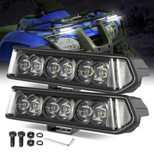 2x 7 Cree Led Work Light Bar Flood Spot Combo Offroad Driving Light Utv Atv Sxs