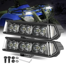2X 7" CREE LED Work Light Bar Flood Spot Combo Offroad Driving Light UTV ATV SXS