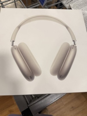 Apple AirPods Max Starlight Over-Ear Headphones USB-C A3184 with Smart Case