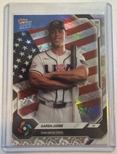 2026 Topps Now AARON JUDGE World Baseball Classic Team USA Logo Refractor #USA01