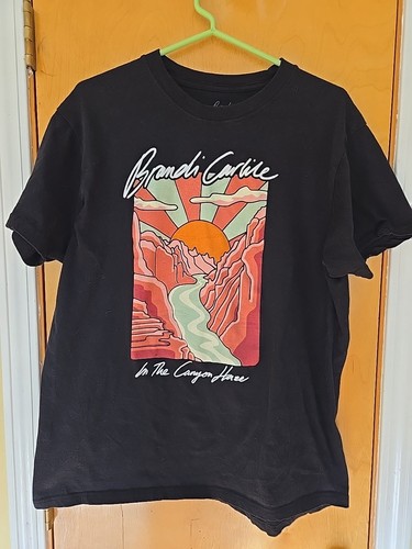 BRANDI CARLILE IN THE CANYON HAZE ORIGINAL BLACK ADULT XXL T-SHIRT