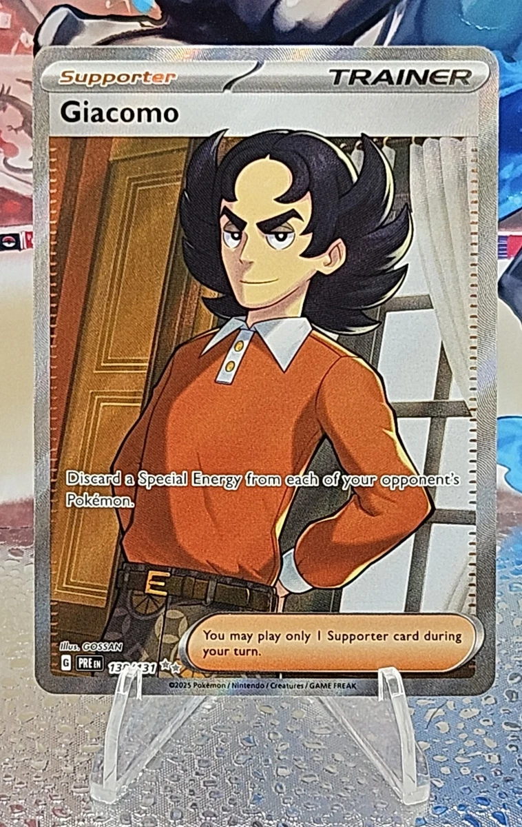 giacomo pokemon card value - 252/193 - Paldea Evolved Discard a Special Energy from each of your opponents Pokemon Pokemon TCG Giacomo - Paldea
