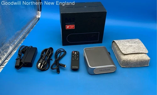 ViewSonic M1 Portable Cinema VS17337 LED Portable Projector IOB - Tested
