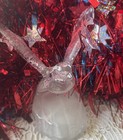 Vintage Brutal d’arques “ Bird In Flight”24% Lead Crystal Figurine On A Frosted — photo 2