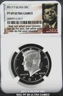 2017 S Silver Kennedy $ .50 Near Perfect Proof NGC PF69 *5469