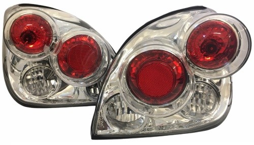 Feux arrière chrome 3D Ford Fiesta pour personnaliser votre citadine 3 portes