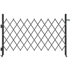 VEVOR Single Folding Security Gate Lockable Scissor Gate 74.80 x 51.57 in WxH