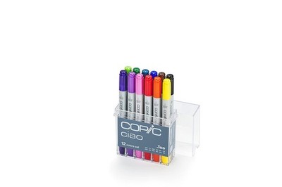 Markers 22075312 IB12 Ciao Markers Basic Set, 12-Piece