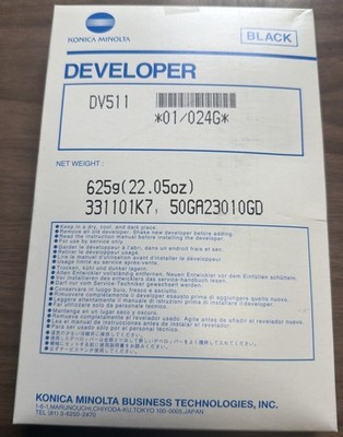 KONICA MINOLTA BLACK DEVELOPER DV511