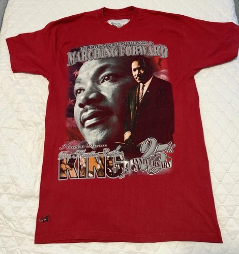 1988 Red Scorpion Brand MLK Martin Luther King Jr I Have A Dream  T Shirt Vtg