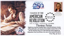 26-121,  2026, SC 6068s, Figures of the American Revolution, FDC, Pictorial, Ame