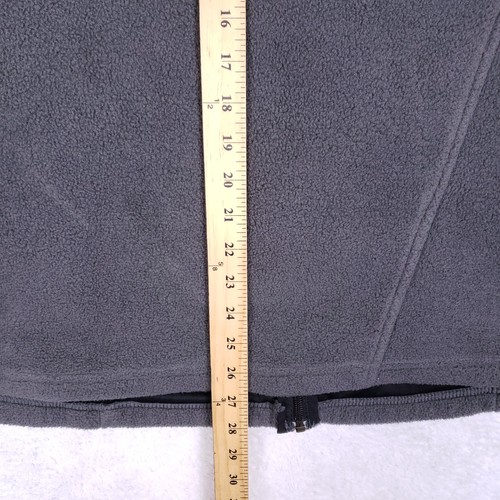 Giacca Pile Eddie Bauer Uomo 2XL Grigio Full Zip Outdoor Escursionismo Campeggio Lavoro - Foto 8 di 8