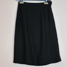 Marni Milano Side Zip Women's Viscose Pencil Skirt Black Size 42 / 6