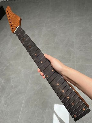 AAAAA Premium Rosewood 24Frets Roasted Flame Maple Electric guitar Neck Suhr